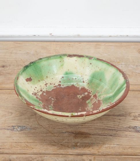 19th Century Spanish Hand Painted Bowl