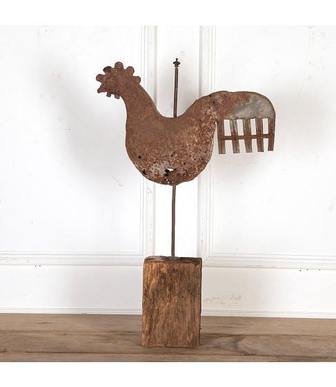 19th Century English Cockerel Weathervane