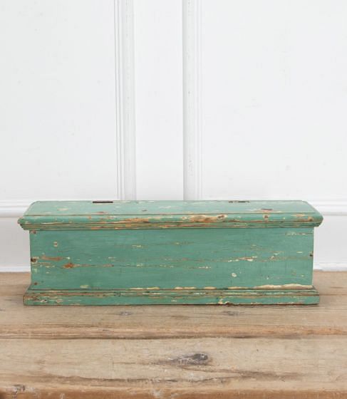 Early 19th Century Italian Painted Pine Box