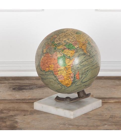 20th Century French Terrestrial Table Globe