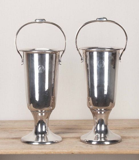 Pair of Art-Deco WMF Cruise Ship Champagne Coolers