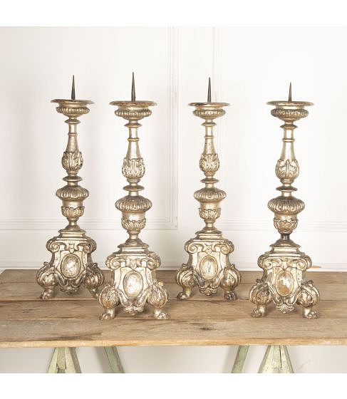 18th Century Italian Altar Sticks