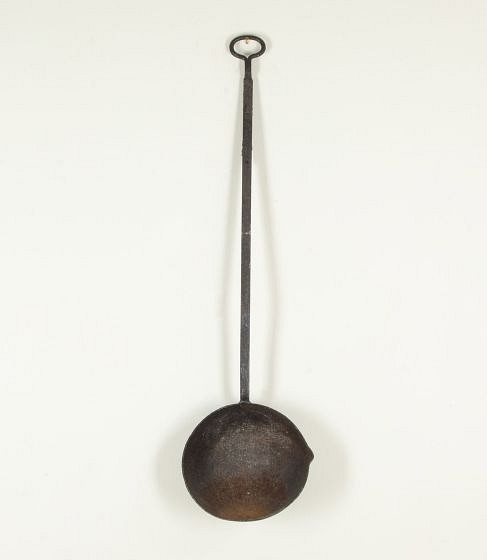 Giant 19th Century Cast Iron Spoon Ladle