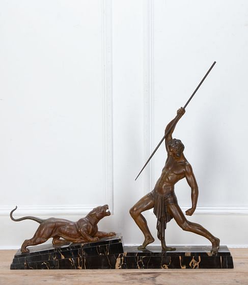 20th Century Sculpture 'The Hunter' by D Chiparus