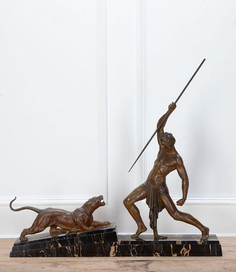 SALE: 20th Century French Sculpture 'The Hunter' by D Chiparus