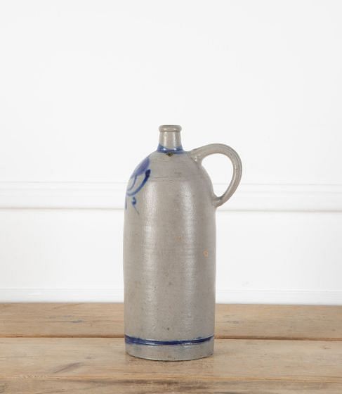 Late 19th Century Pottery Wine Bottle