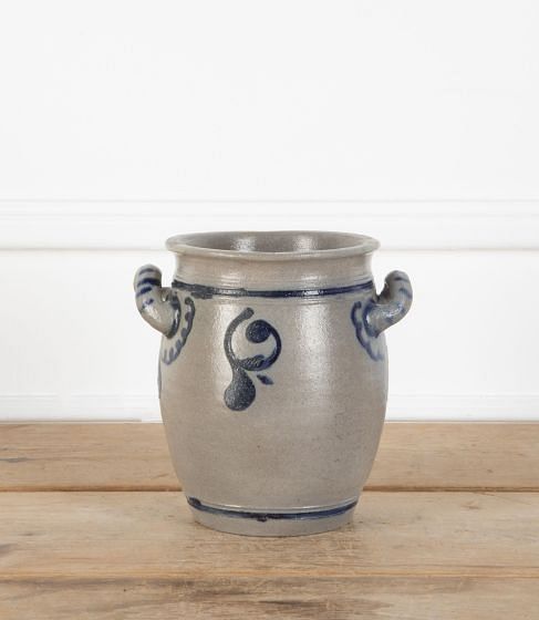19th Century French Pottery Confit Pot
