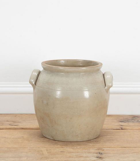 20th Century French Stoneware Confit Pot