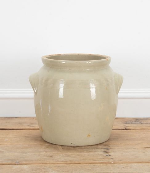 20th Century French Large Stoneware Confit Pot