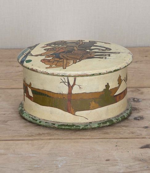 20th Century Russian Painted Wooden Box