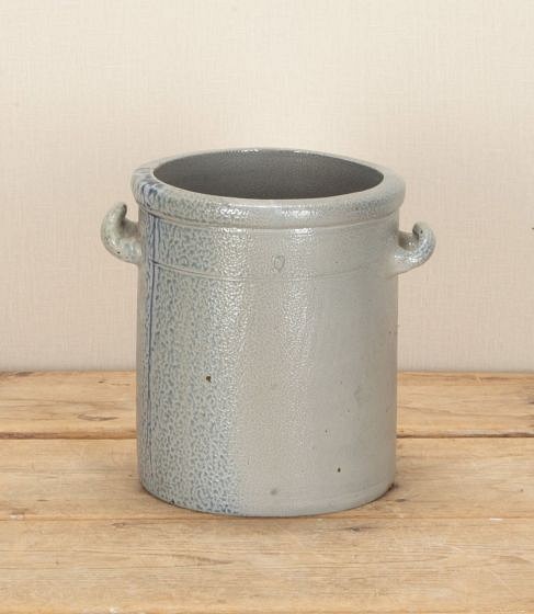 Early 20th Century French Stoneware Confit Pot