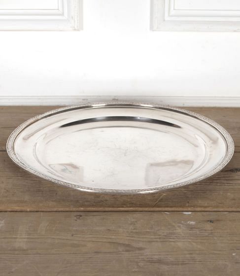 French Silver Plate Tray