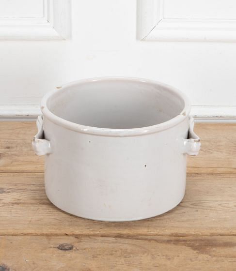 Early 20th Century French Glazed Ceramic Pot