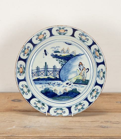 18th Century Lambeth Delft Charger DA9042606