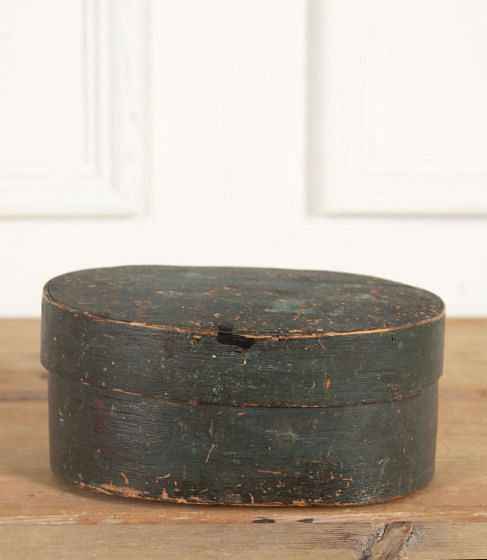Small Swedish Painted Bentwood Box