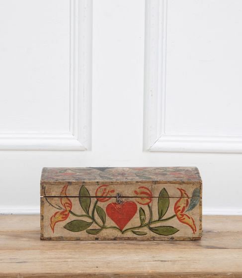 19th Century French Normandy Wedding Box