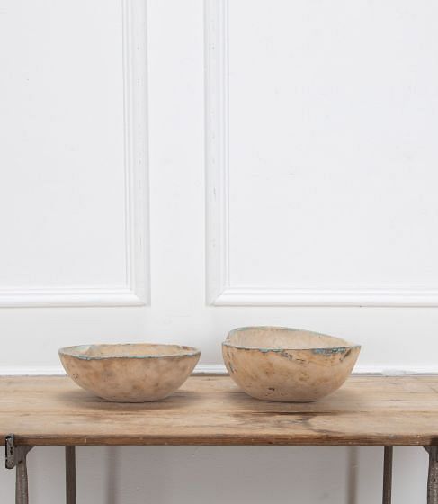 Pair of 19th Century Swedish Wooden Bowls