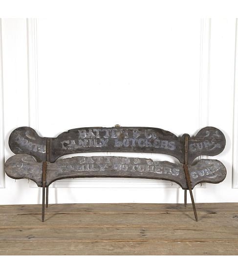 Pair of 19th Century Victorian Cart Mounted Trade Signs