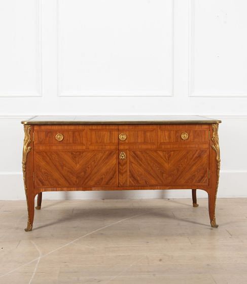 20th Century French Kingwood and Ormolu Bureau Plat