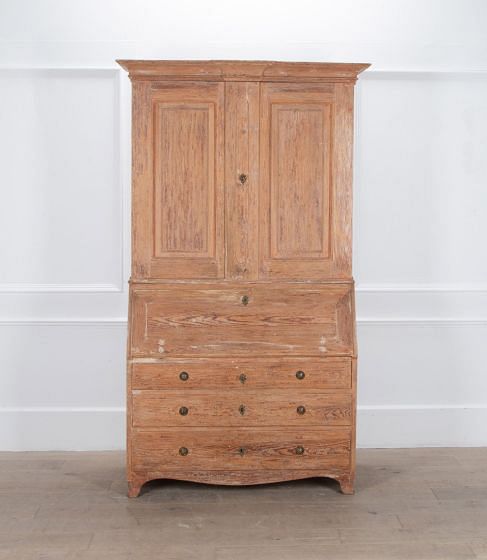 Early 19th Century Swedish Secretaire Cabinet