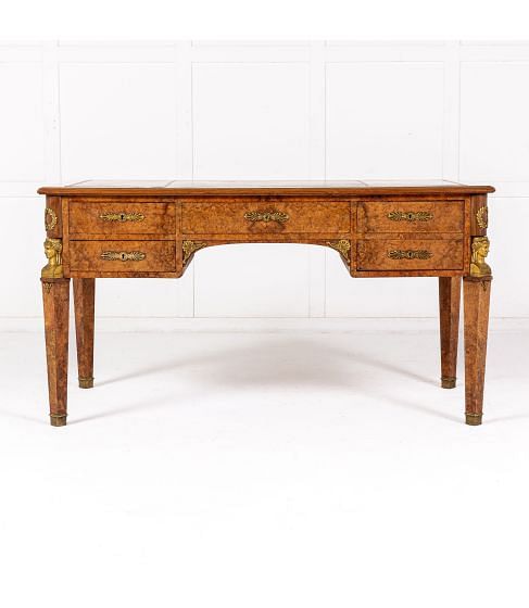 19th Century French Walnut Bureau Plat