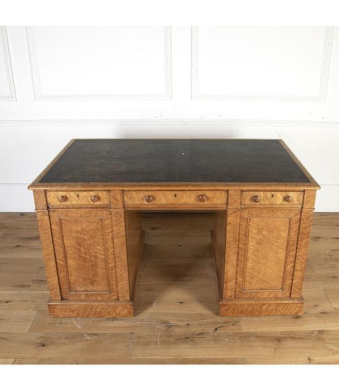 English Bird's-Eye Maple Desk