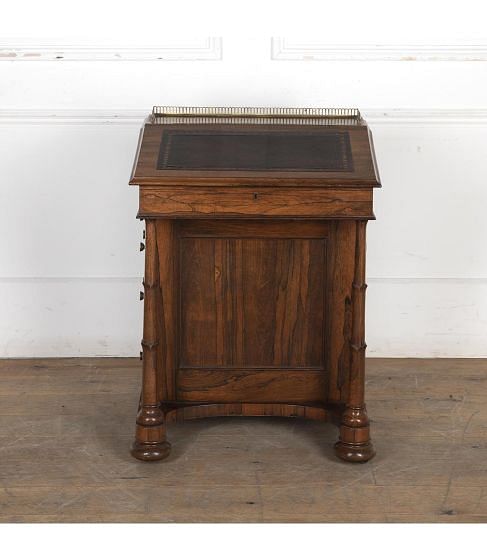 Victorian Rosewood Davenport Desk
