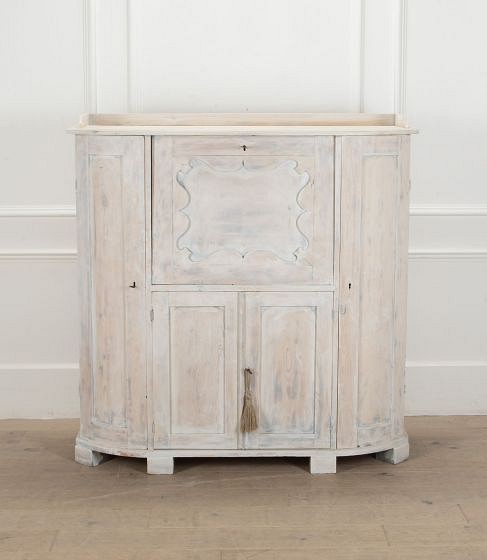 SALE: Late 19th Century Swedish Pine Secretaire with Fall-Front Desk Top DB4440988