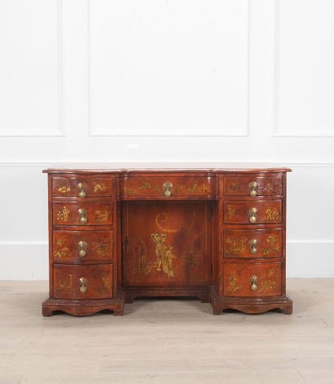 SALE: 19th Century Chinoiserie Pedestal Desk DB8437930