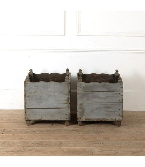 Pair of 18th Century Planters