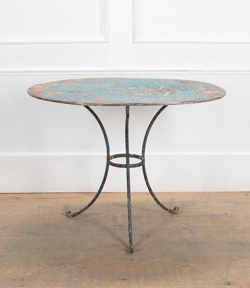 19th Century French Metal Garden Table