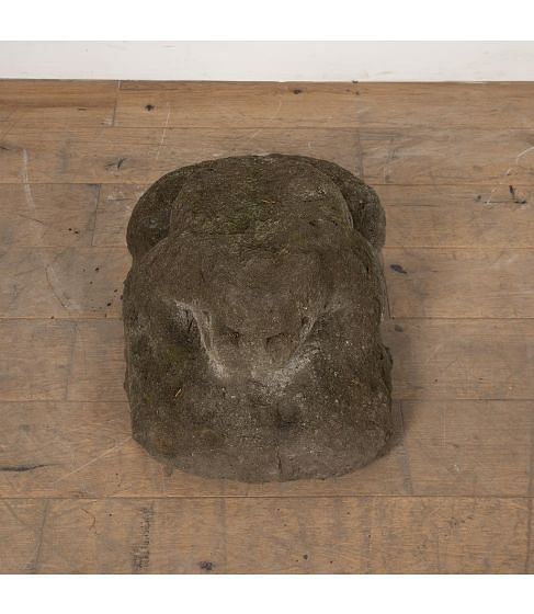 19th Century English Carved Stone Frog