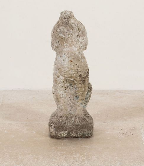 20th Century English Composition Stone Poodle