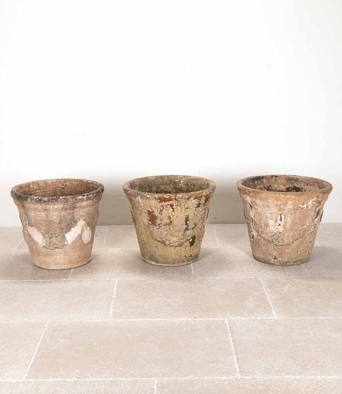 Set of Three 20th Century French Anduze Planters