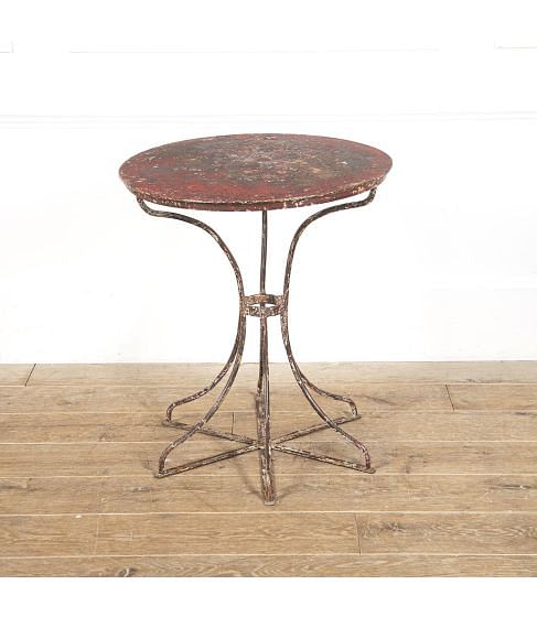 20th Century Italian Iron Bistro Table