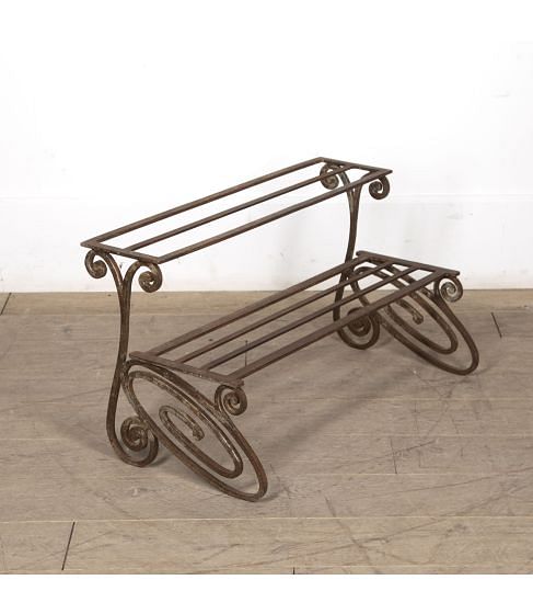 20th Century French Art Deco Two-Tiered Plant Stand