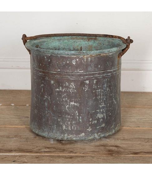 20th Century French Copper Vat Planter