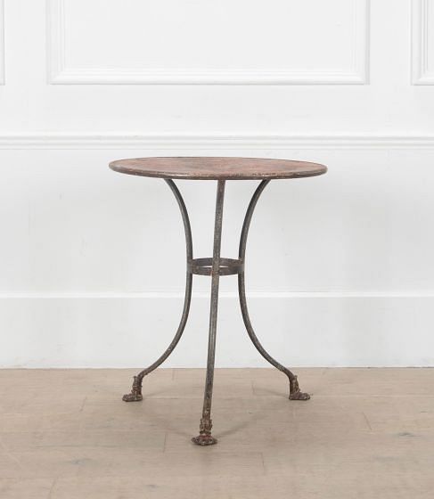 19th Century French Arras Iron Table