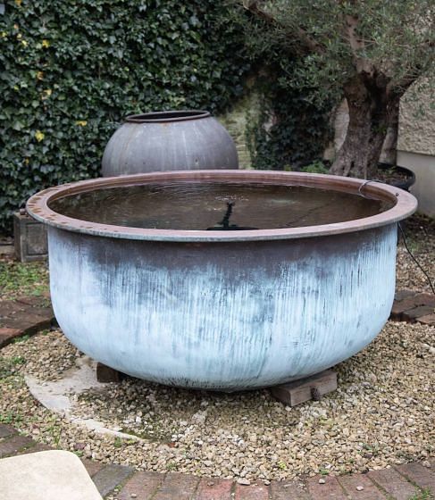 Large 19th Century French Copper Cheese Vat
