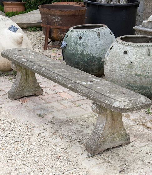 19th Century Composition Stone Bench