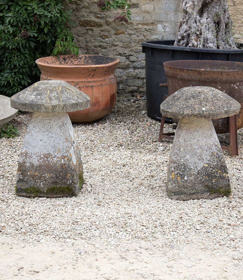 Pair of 18th Century Staddlestones