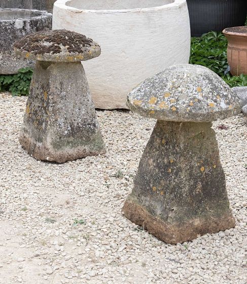 Pair of 18th Century Staddlestones
