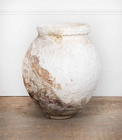 Large 19th Century Spanish Terracotta Olive Jar