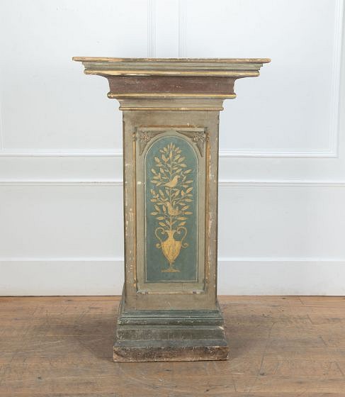 SALE: Large 19th Century Painted Column