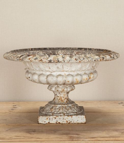 Late 19th Century French Cast Iron Garden Urn