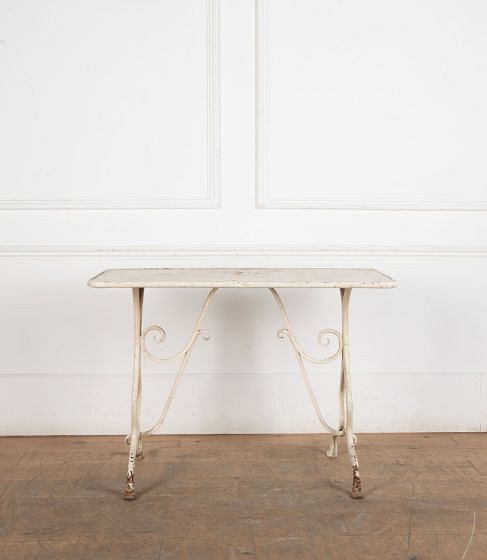 19th Century French Arras Garden Table with Horse Hoof Feet