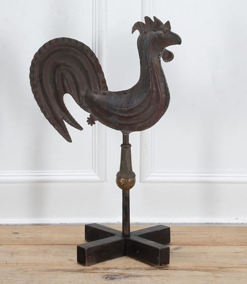 19th Century French Cockerel Weather Vane