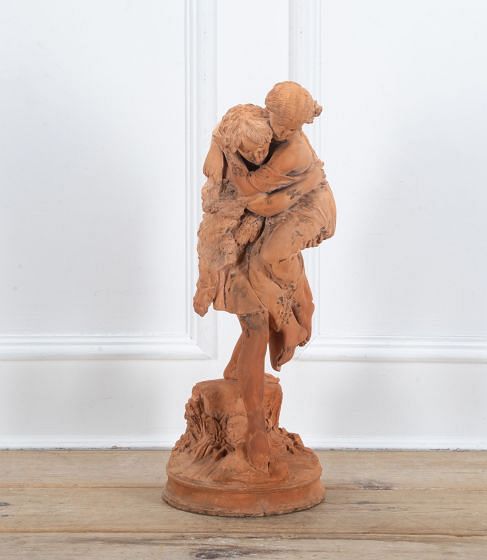 French 19th Century Terracotta Statue