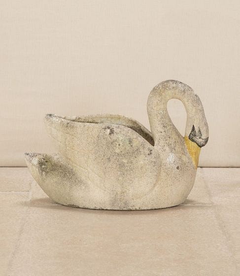 20th Century French Swan Planter