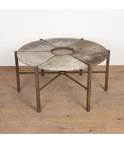 Round Mid 20th Century Coffee Table